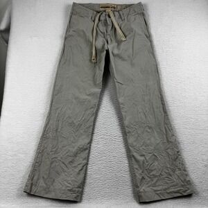 VTG Abercrombie & Fitch Regulation Officer Chino Pants 32‎ Tan Wide Leg Classic